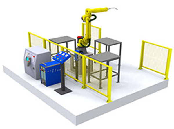 标准6轴机器人工作站